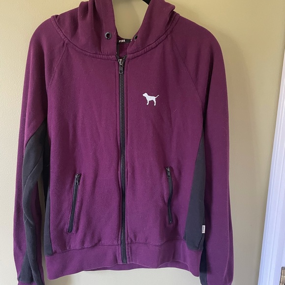Maroon VS zip up sweatshirt - Picture 4 of 4